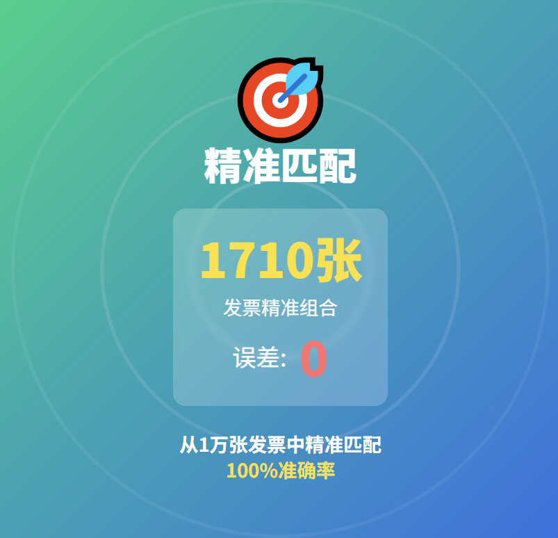 Excel880凑数神器 彻底解决发票凑数问题 超大规模凑数秒解插图2